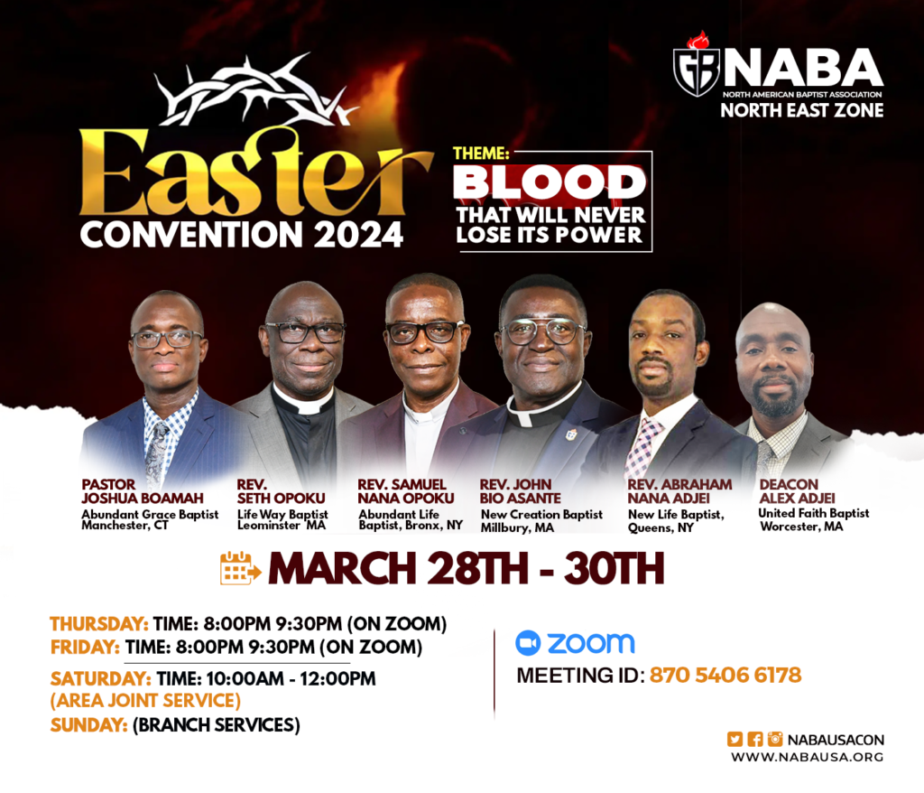 REGIONAL EASTER CONVENTIONS NABA USA